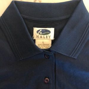 Haley long sleeve shirt, Medium, New. Navy blue.